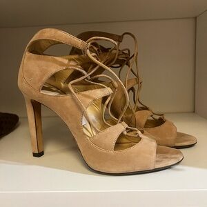 Jimmy Choo Tan Strappy Heels
